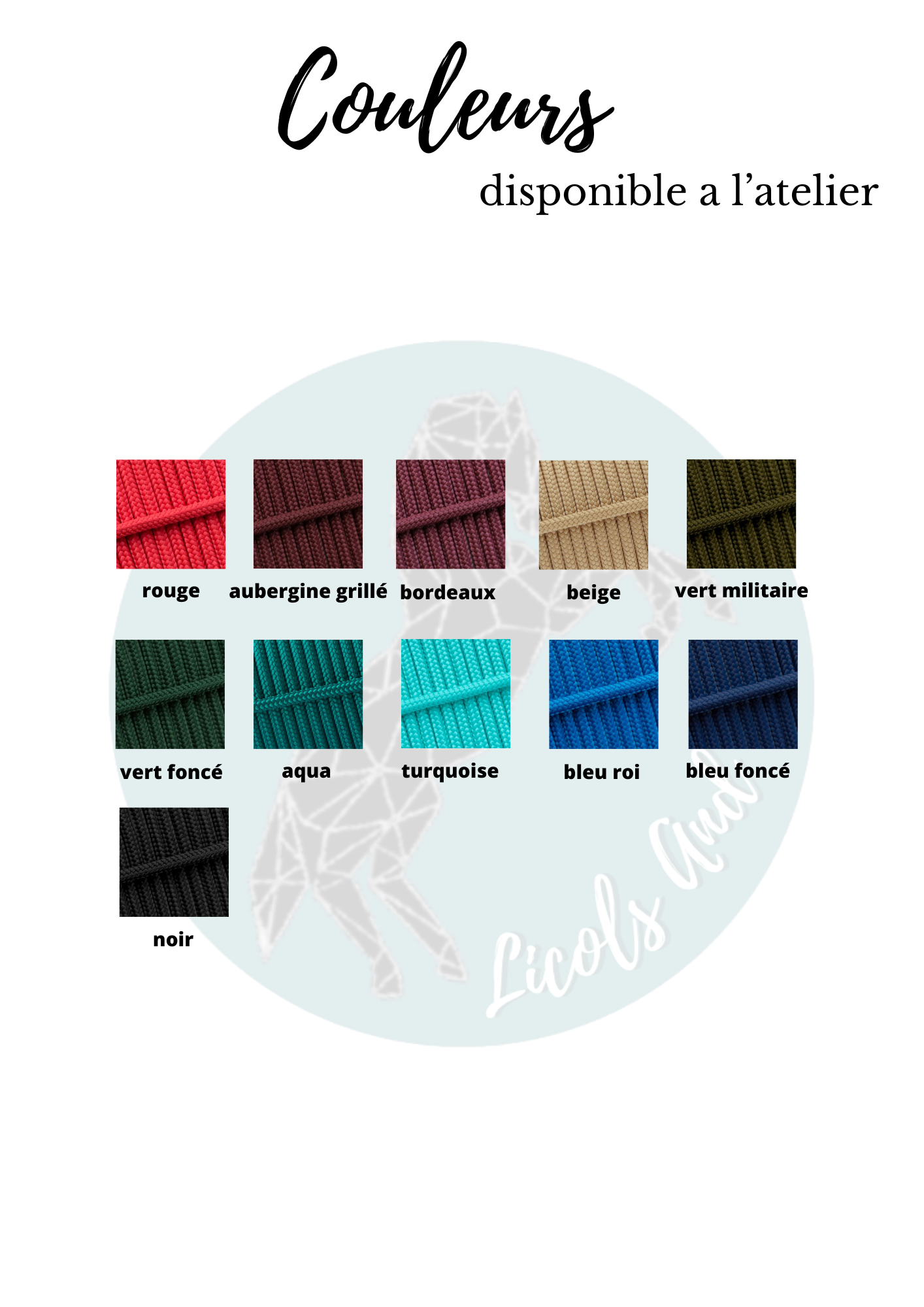Rênes classic's personnalisable