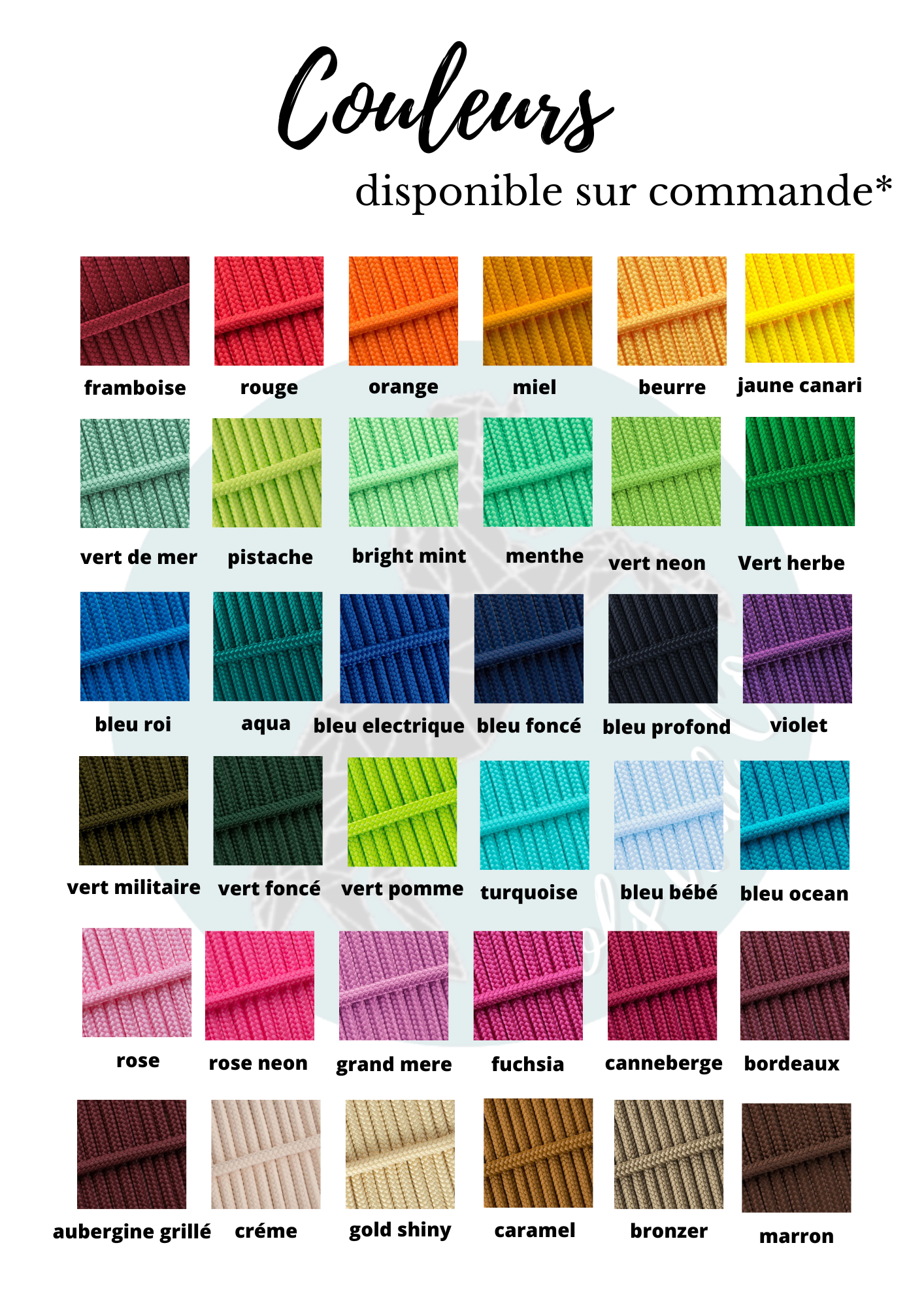 Rênes classic's personnalisable