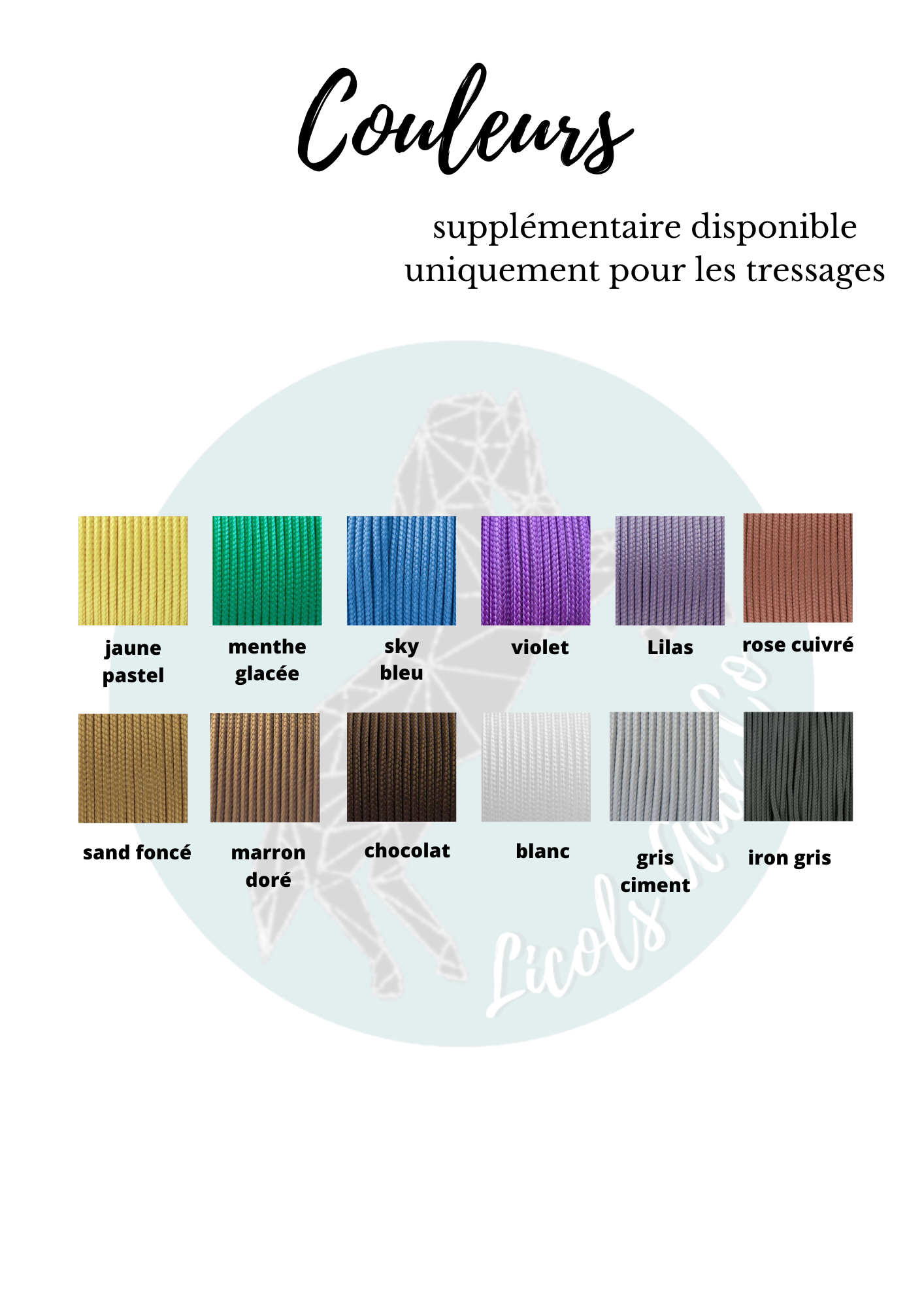 Rênes classic's personnalisable