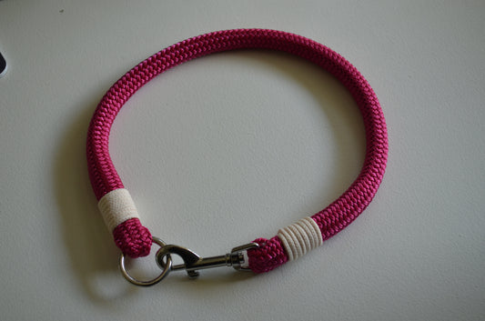 Collier pour chien 60cm cramberry