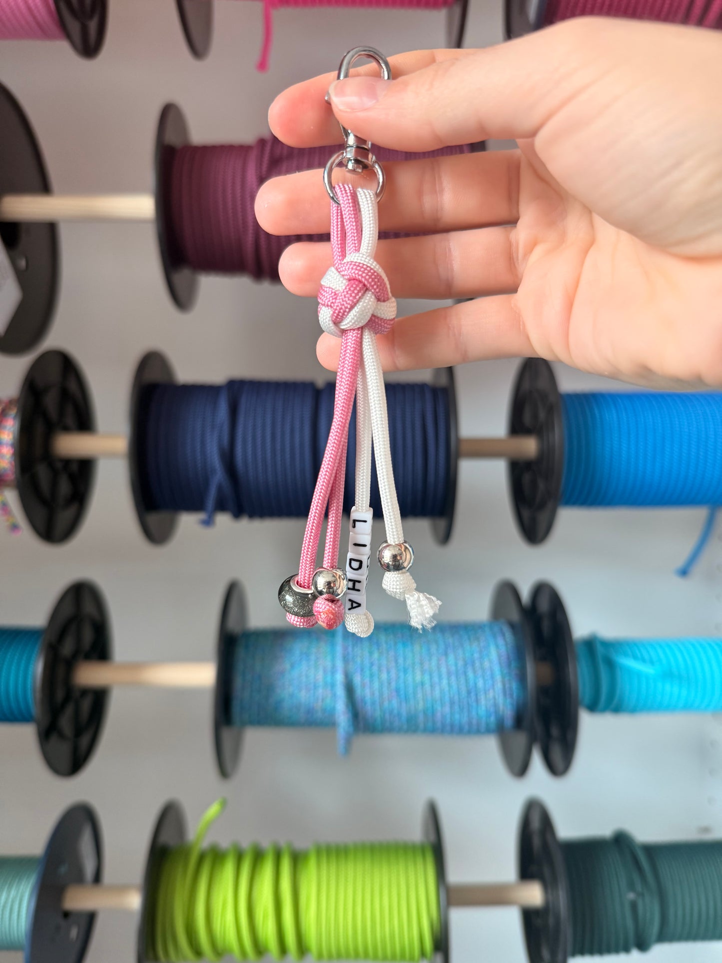 porte clé personnalisé pour licol en corde